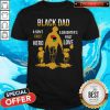 Black Dad A Son's First Hero A Daughter's First Love Shirt