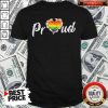 LGBT Proud Blood Inside Me Heart Shirt