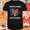 Office Of Management And Budget Against All Enemies Foreign And Domestic American Flag Independence Day Shirt