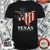 Premium Texas Longhorns American Flag SweatShirt