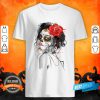 Dia De Los Muertos Makeup Sugar Skull Shirt
