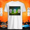Green Nebula Sugar Skulls Day Of The Dead Shirt