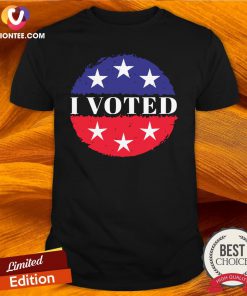 Funny I Voted 2020 Vintage Distressed Election Shirt Design By Versiontee.com Design By Waretees.com