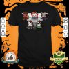 Halloween Horror Movie Cute Unicorn Characters Shirt