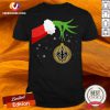 Cute The Grinch Christmas Ornament New Orleans Saints Tee Shirt - Design By Versiontee.com