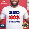 Funny Bbq Beer And Freedom Shirt - Design By Versiontee.com