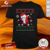 Dabbing Santa Claus Wear Mask Family Matching Christmas Shirt - Design By Versiontee.com