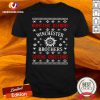 Hunting Demons Winchester Brothers Saving Christmas Ugly Shirt - Design By Versiontee.com