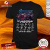 Avengers 13rd Anniversary 2008 2021 Thank You For The Memories Signatures Shirt - Design By Versiontee.com