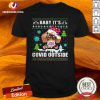 Baby It’s Covid Outside Chihuahua Wear Hat Santa With Mask Ugly Christmas Shirt - Design By Versiontee.com