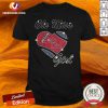 Ole Miss Girl Heart Diamond Shirt - Design By Versiontee.com