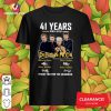 Good 41 Years 1980 2021 DPCH MOD Thank You For The Memories Signatures Shirt