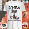 Cat Gaming Because Murder Is Wrong Shirt