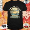 Summer Beach Relax Sunshine 4th Grade Teacher Shirt