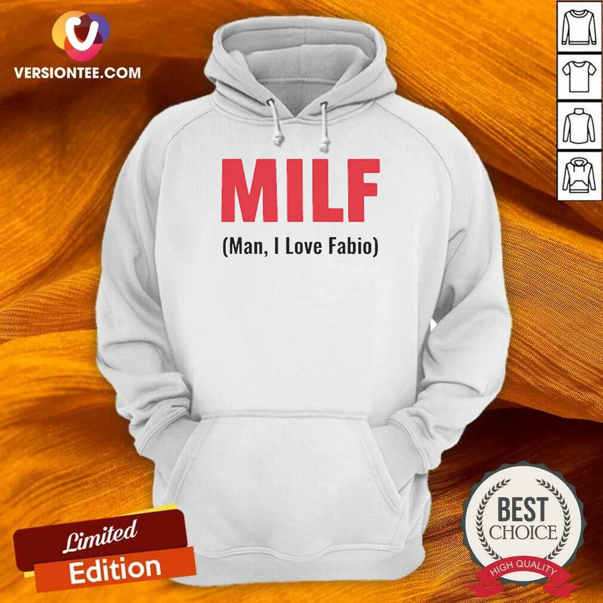 Awesome 20 MILF Man I Love Fabio Hoodie