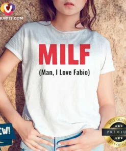 Awesome 20 MILF Man I Love Fabio V-Neck Shirt