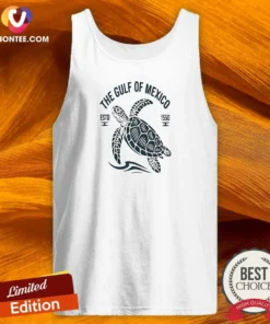 Funny Sea Turtle The Gulf Of Mexico Estd 1550 Tank Top optimized for comfort and breathability