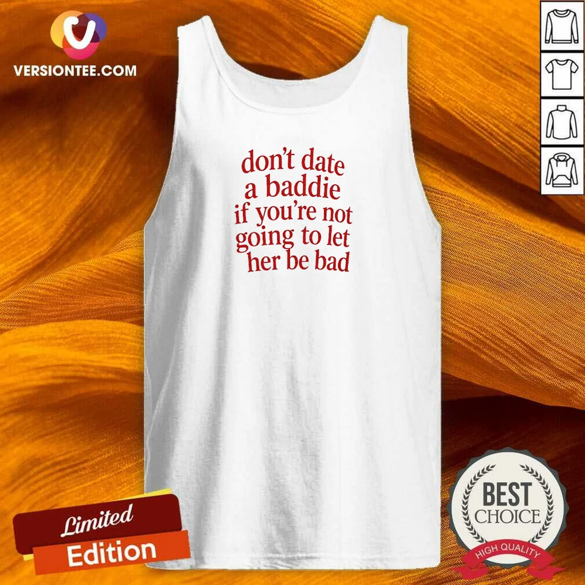 Good Dont Date A Baddie If Tank Top Good Dont Date A Baddie If Tank Top