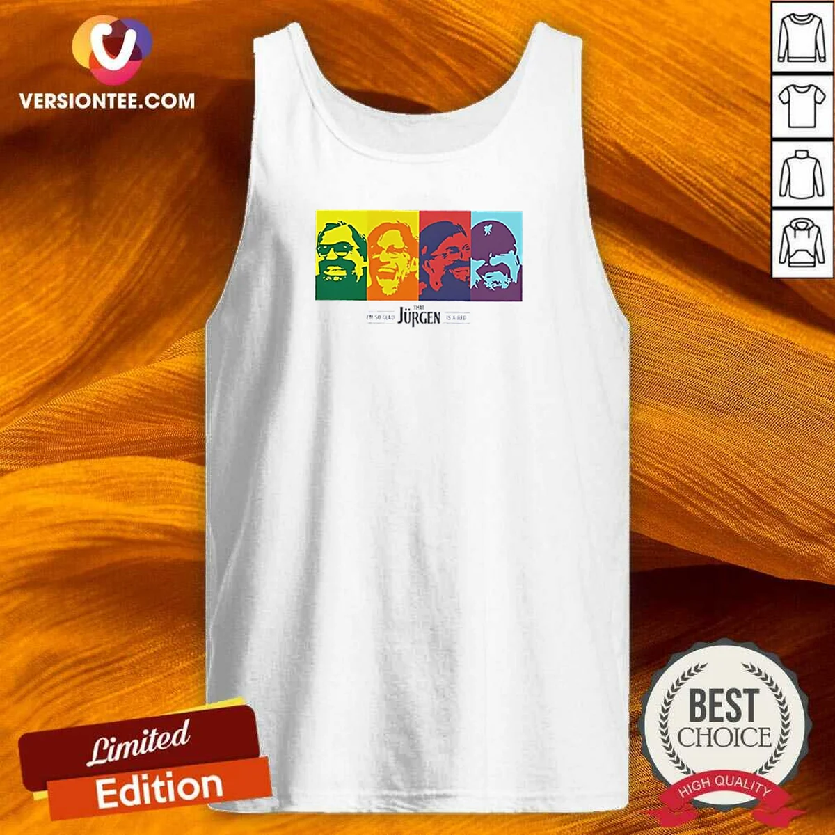 Good I'M So Glad Jurgen Klopp Tank Top Good I'M So Glad Jurgen Klopp Tank Top