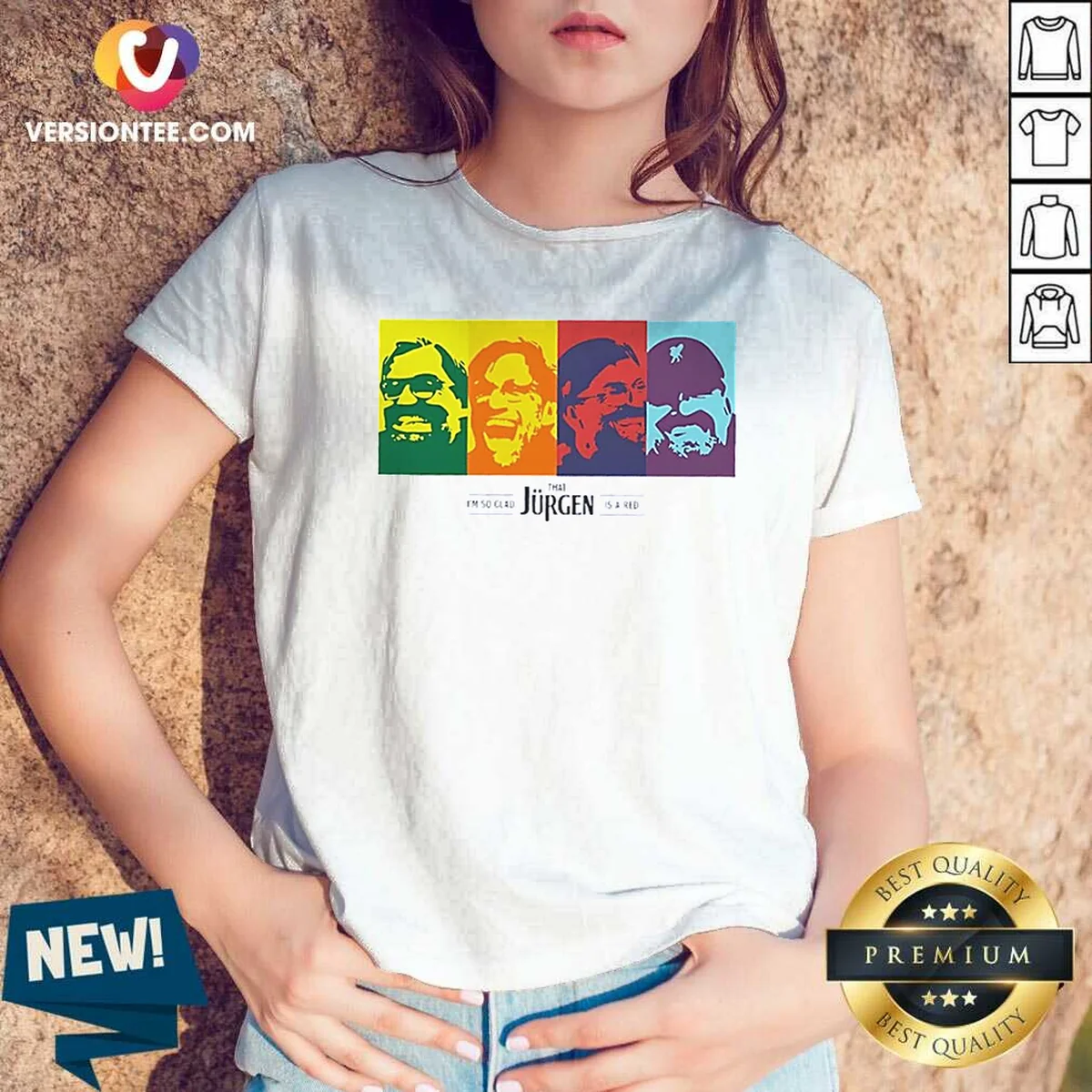 Good I'M So Glad Jurgen Klopp V-Neck Shirt Good I'M So Glad Jurgen Klopp V-Neck Shirt