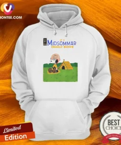 Hot Snoopy Charlie Brown It'S Midsommar Charlie Brown Parody Hoodie