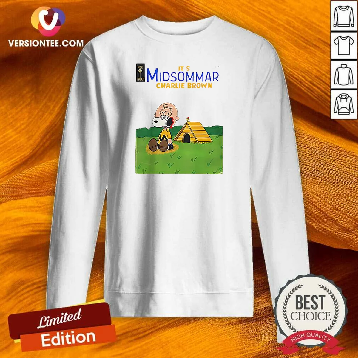 Hot Snoopy Charlie Brown It'S Midsommar Sweatshirt Hot Snoopy Charlie Brown It'S Midsommar Sweatshirt