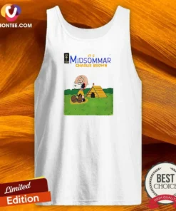 Hot Snoopy Charlie Brown It'S Midsommar Charlie Brown Parody Tank Top