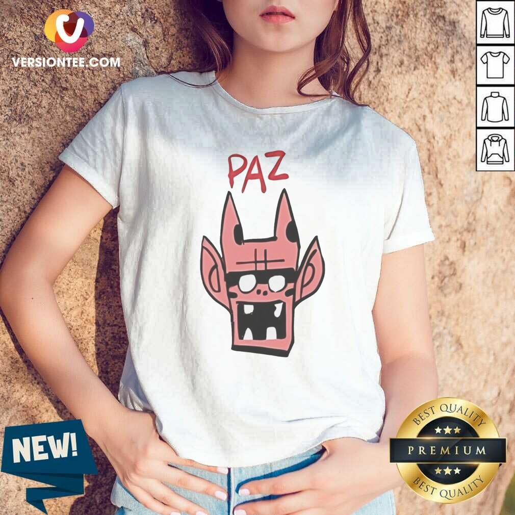 Nice Gorillaz Paz V-Neck Shirt
