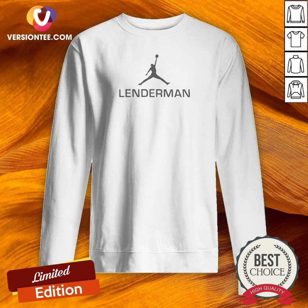 Official Lenderman Jordan Chicago Bulls Basketball Player Air Jumpman Logo Sweatshirt