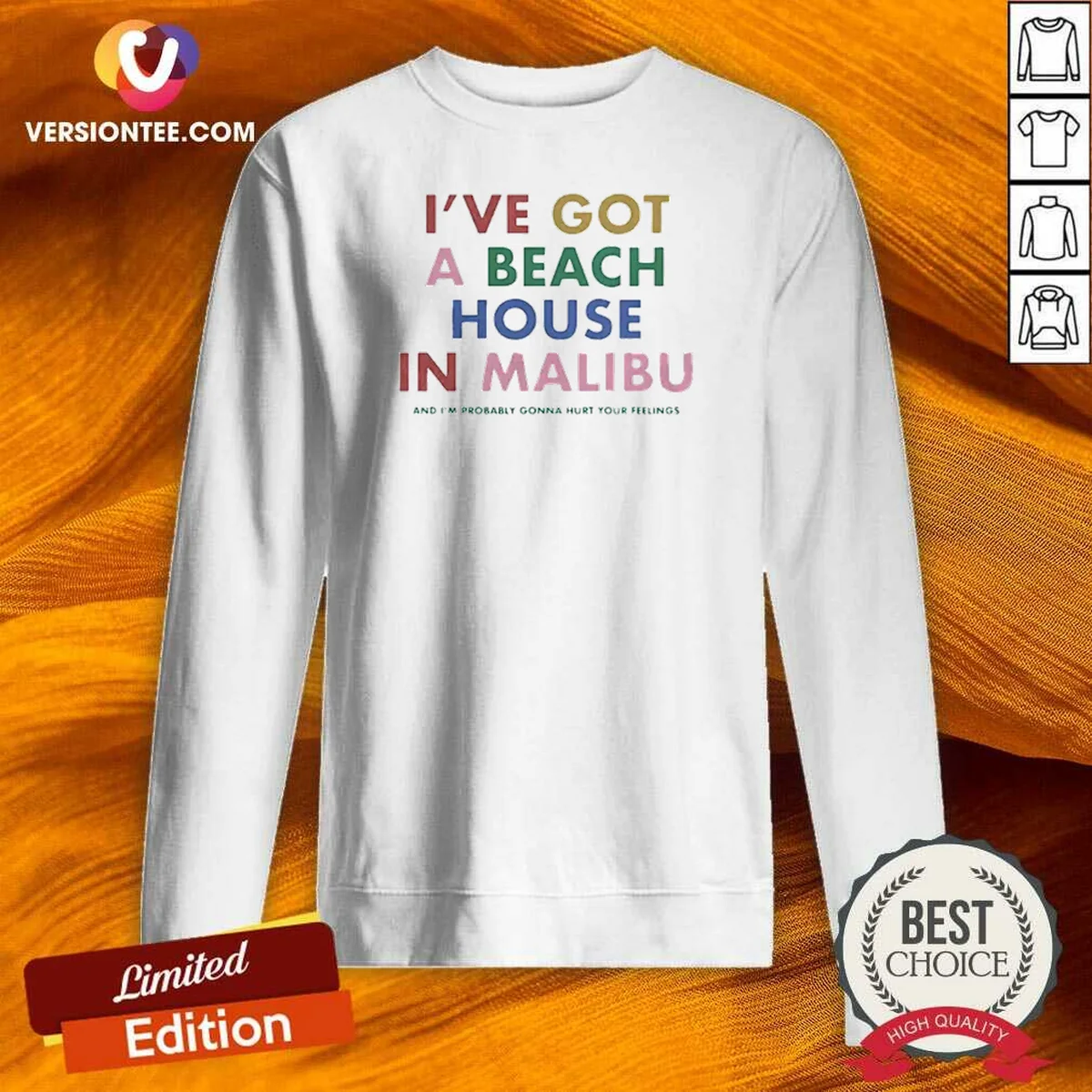 Original I'Ve Got A Beach House Sweatshirt Original I'Ve Got A Beach House Sweatshirt