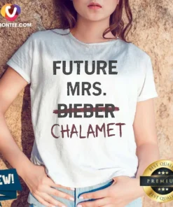 Original Kylie Jenner Future Mrs Chalamet V-Neck Shirt