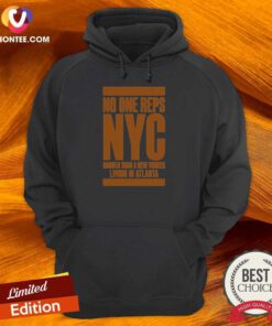 Original No One Reps NYC Harder Than A New Yorker Living In Atlanta Hoodie