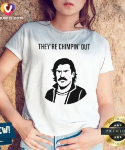 Original Theyre Chimpin Out V-Neck Shirt