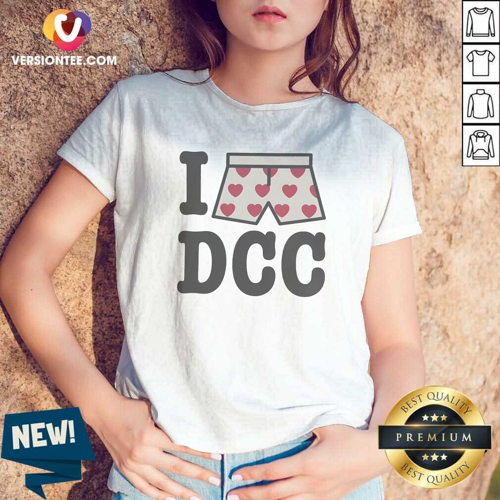 Original Top I Heart Print Boxers DCC V-Neck Shirt