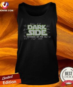 Premium Seattle Seahawks Dark Side Revenge Of The 12s Signatures tank top optimized for a comfortable fit and vibrant team graphics