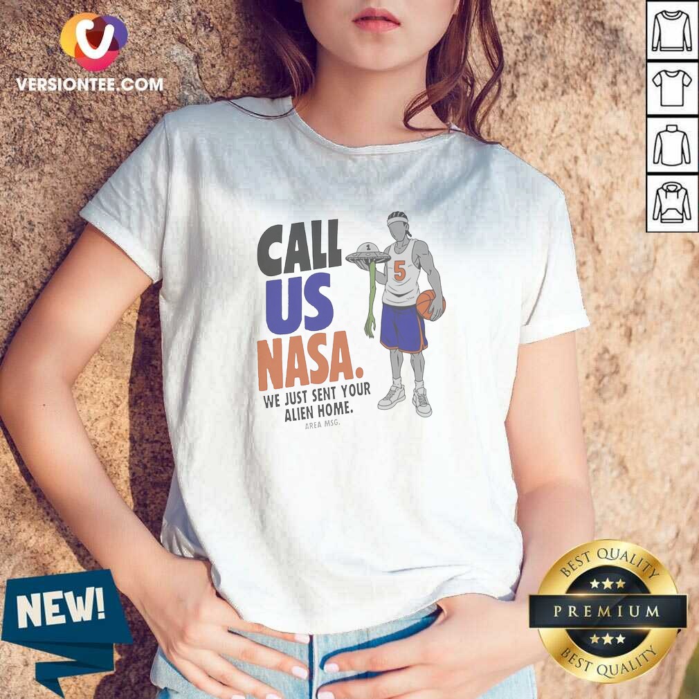 Pretty Victor Wembanyama Call US NASA We Just Sent Your Alien Home V-Neck Shirt