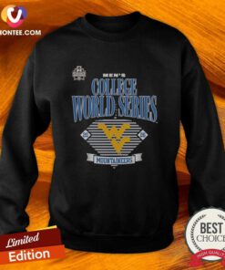 Pretty West Virginia Mountaineers 2026 NCAA College World Series Omaha Event sweatshirt optimized for showcasing the design