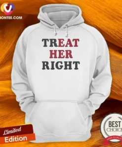 Top Happy Treat Her Right Eat Her Hoodie