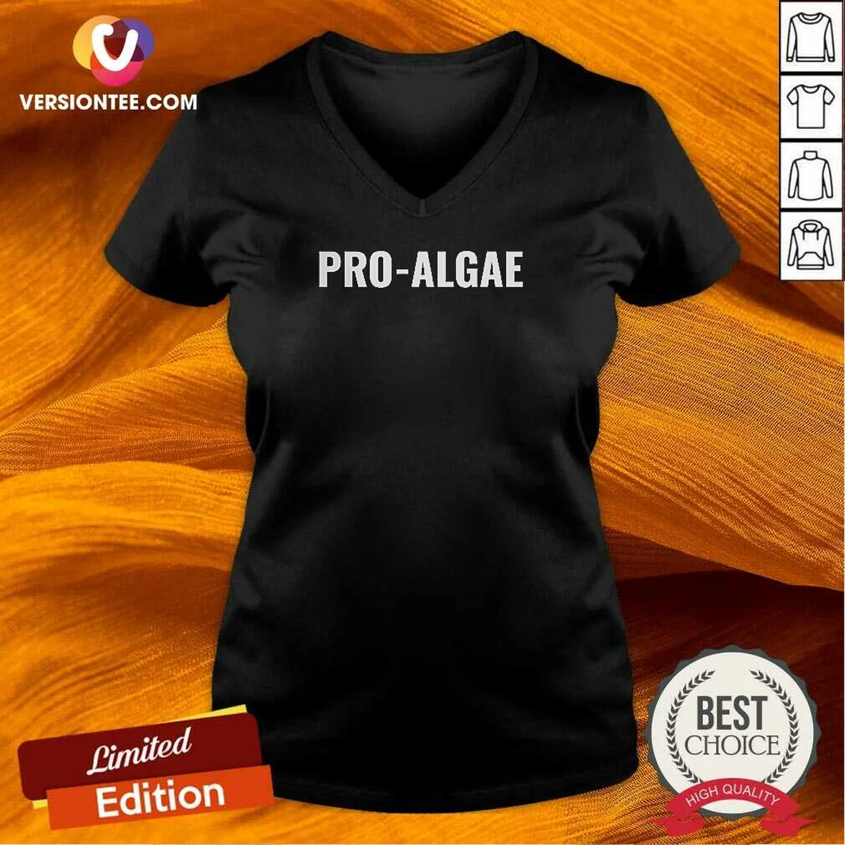 Top Pro Algae Shirt optimized V-Neck Shirt Top Pro Algae Shirt optimized V-Neck Shirt