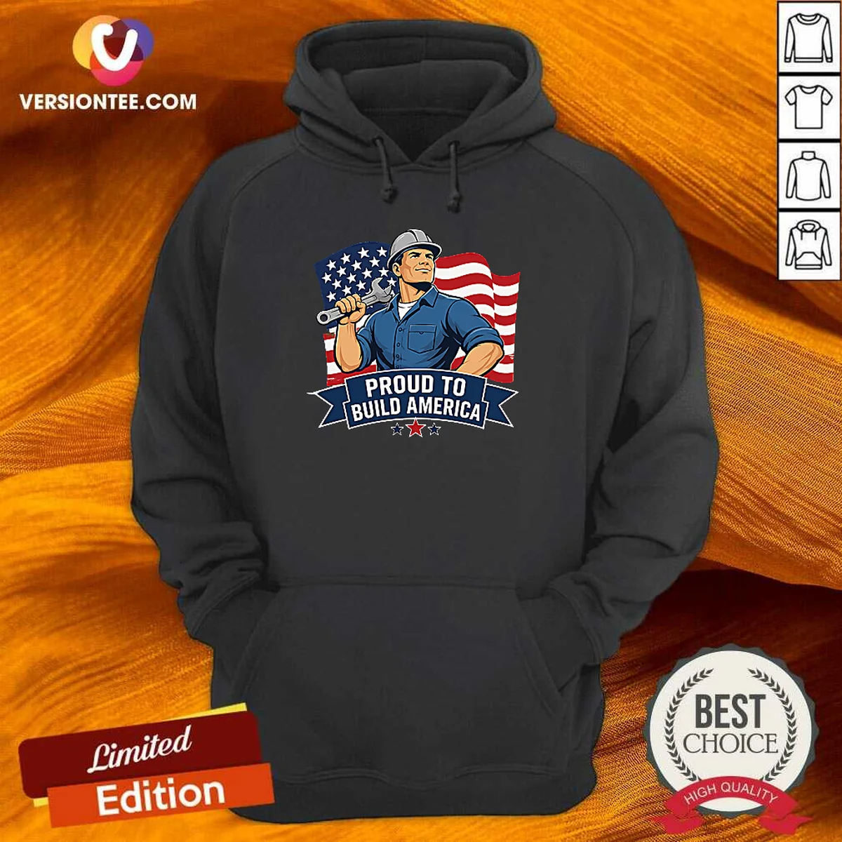 Awesome Labour Day Proud Blue Collar Hoodie Awesome Labour Day Proud Blue Collar Hoodie