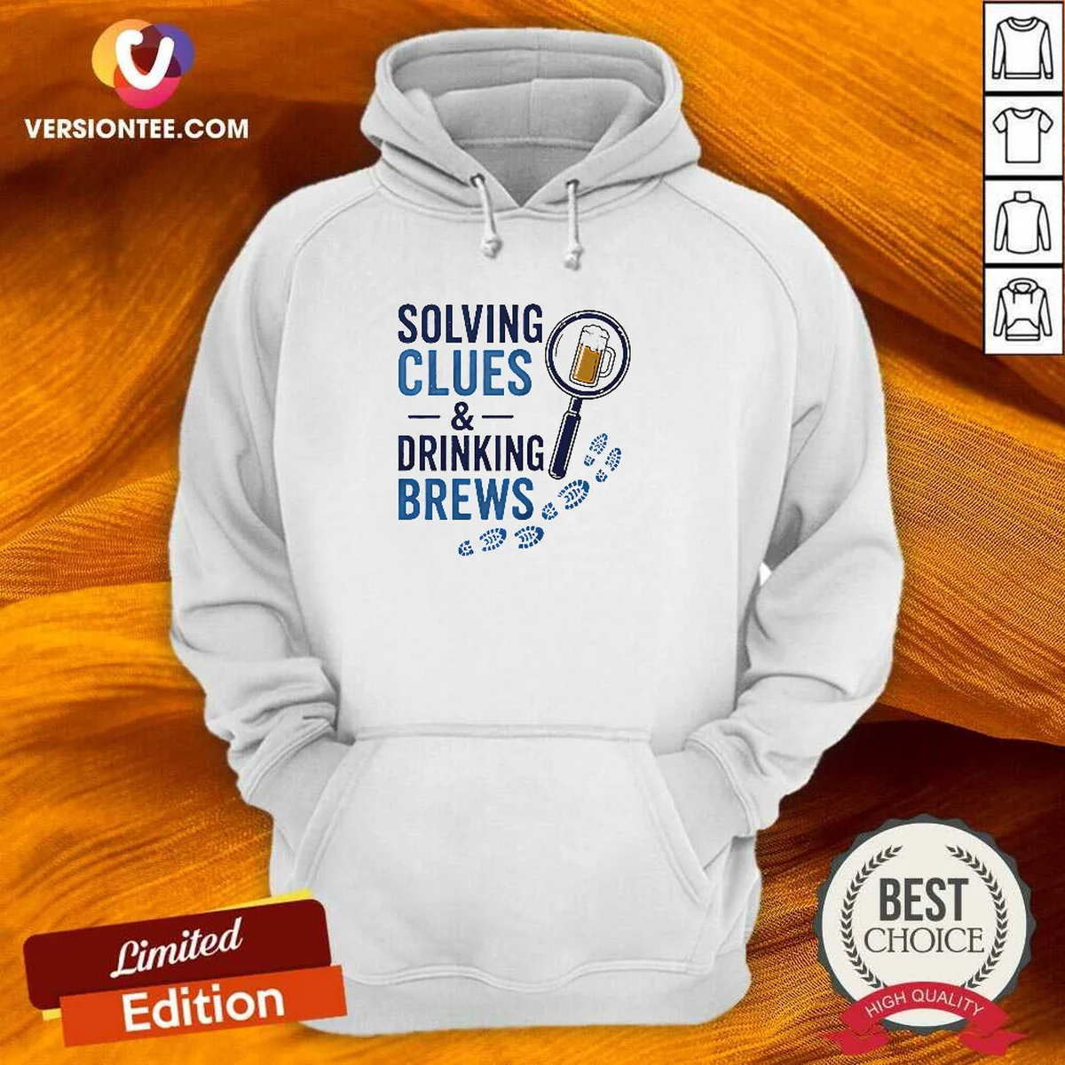 Awesome Solving Clues And Drinking Brews Hoodie Awesome Solving Clues And Drinking Brews Hoodie