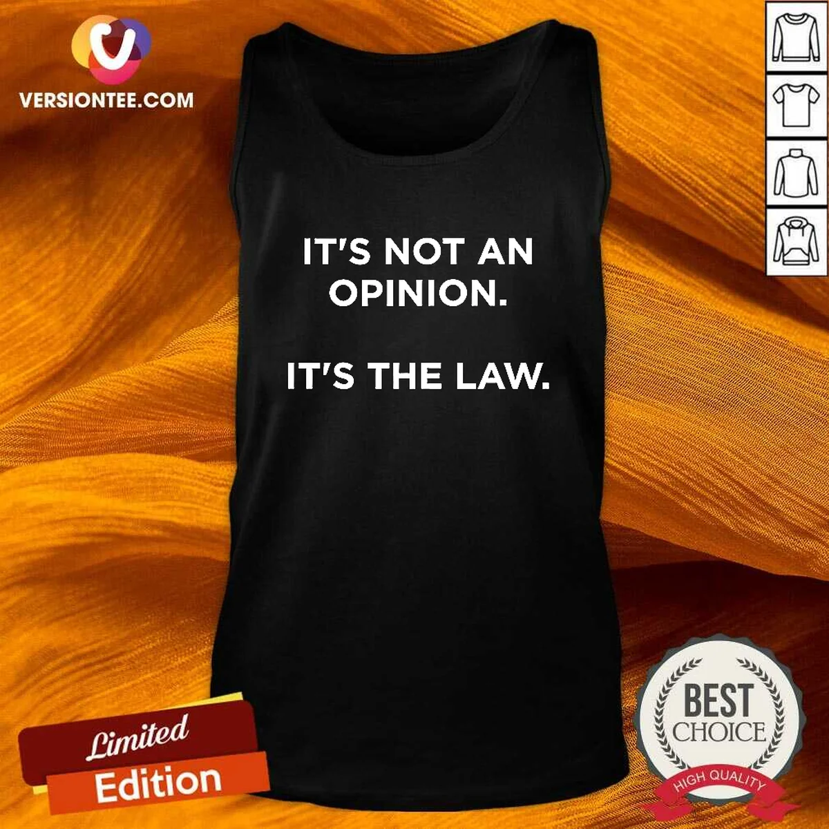 Funny It'S Not An Opinion It'S Tank Top Funny It'S Not An Opinion It'S Tank Top