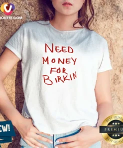 Funny Paris Hilton Need Money For Birkin V-Neck Shirt