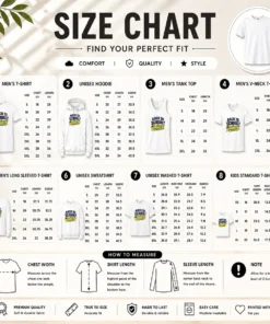 Size chart for Good Back To School Challenge Accepted Vector with measurements in inches and cm