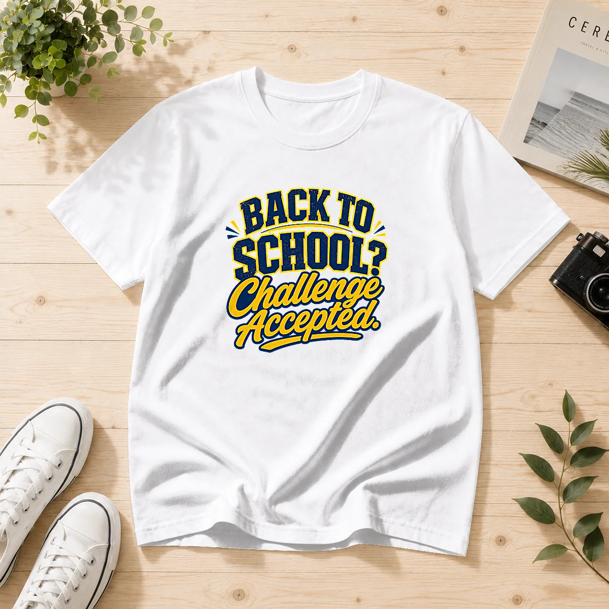 Good Back To School Challenge Accepted Shirt Good Back To School Challenge Accepted Shirt