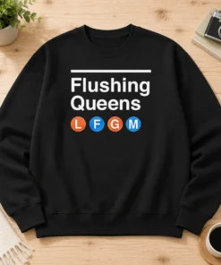 Good Flushing Queens L F G M New York Mets Baseball Sweater