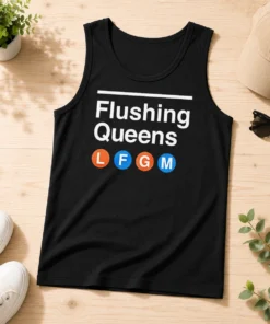Good Flushing Queens L F G M New York Mets Baseball Tank Top