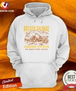 Good Rocker Salvage Call Joe Albuquerque Vintage New Mexico hoodie in charcoal gray with front pocket and drawstring hood
