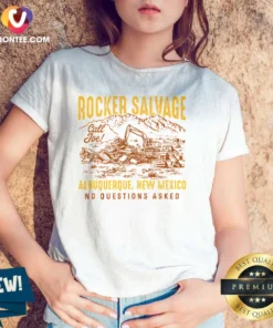 Good Rocker Salvage Call Joe Albuquerque Vintage New Mexico V Neck Shirt in soft fabric with classic vintage graphic