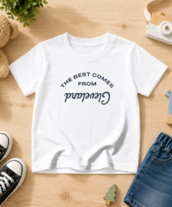 Good The Best Comes From Cleveland Ohio City Pride Kids T-Shirt